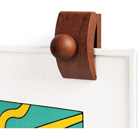 Tapestry Hangers Small Quilt Hangers Wall Hanging Kit (Brown) - Picture 5 of 5